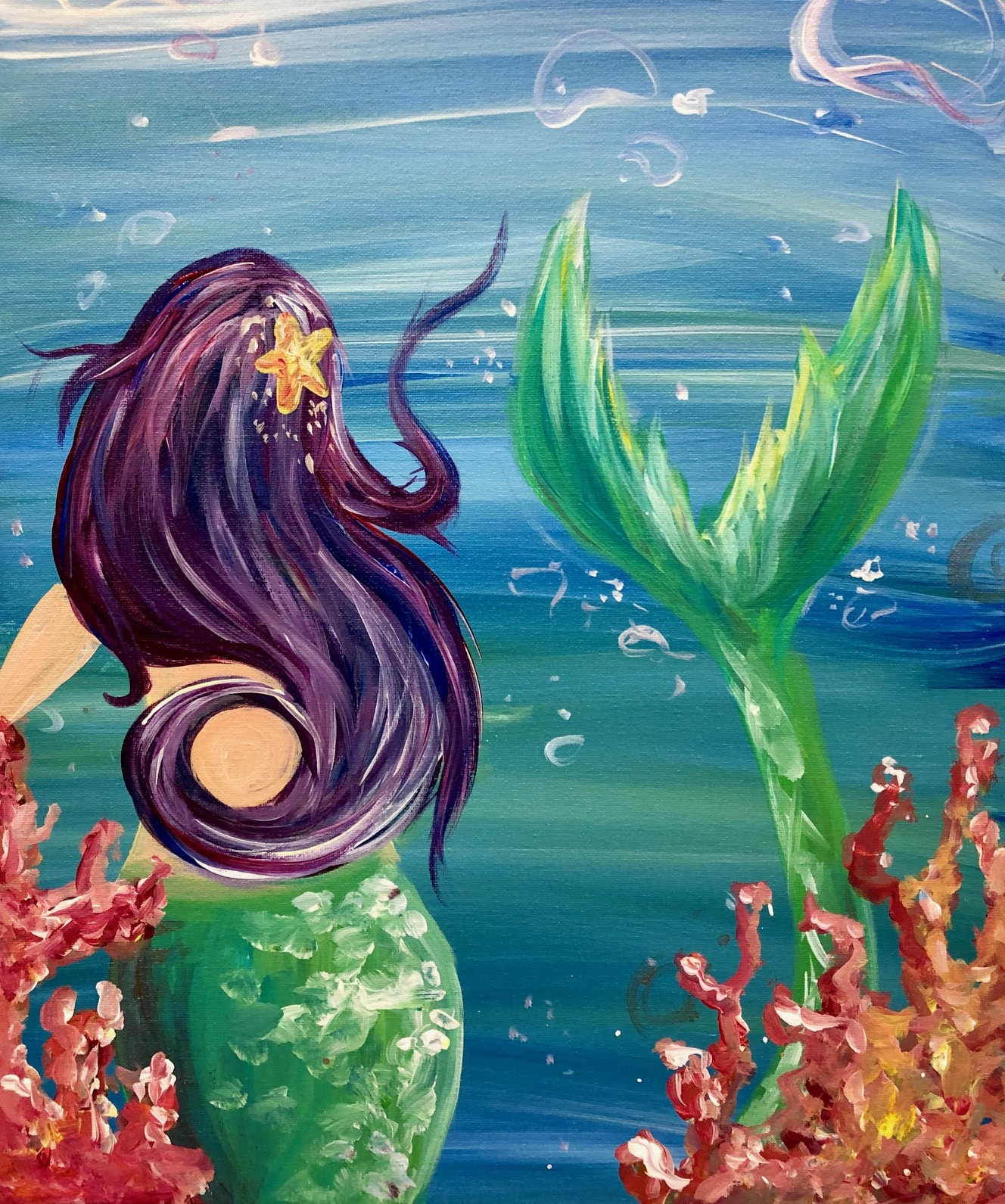 Paint By Number: Mermaids – Kidding Around NYC